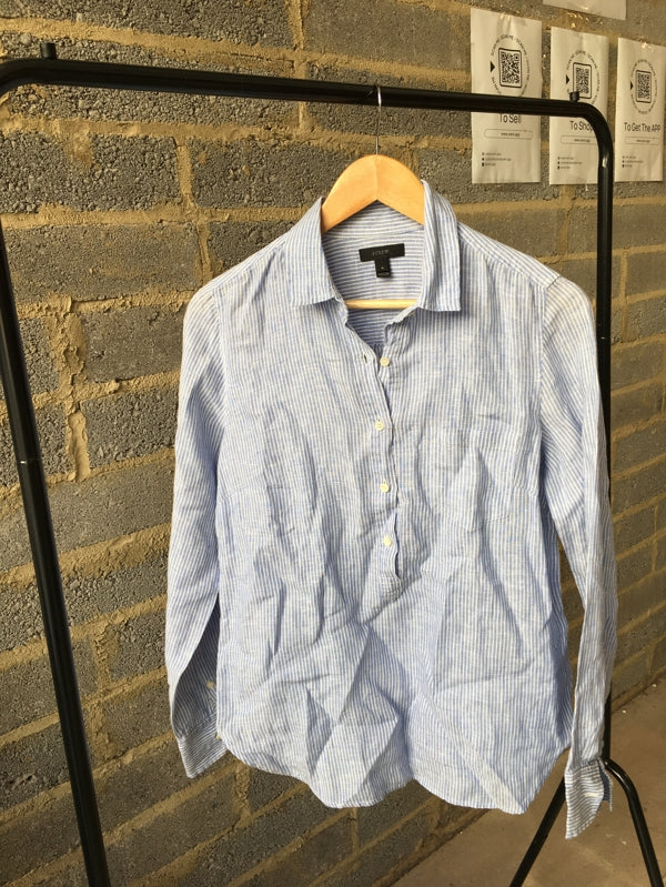 Preloved J.Crew pinstripe shirt