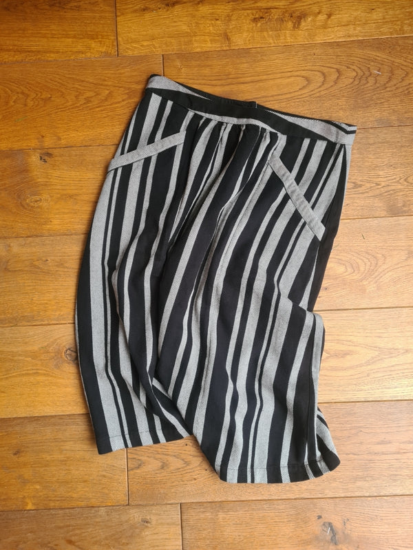 Preloved Striped People Tree Handwoven Cotton Skirt