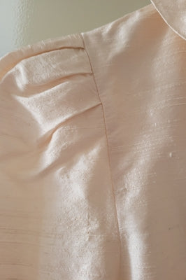 Preloved Peach silk jacket