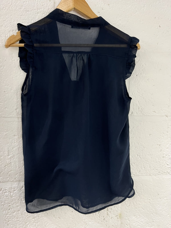 Preloved Chiffon sleeveless blouse