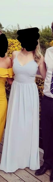 Preloved Sky blue full length dress