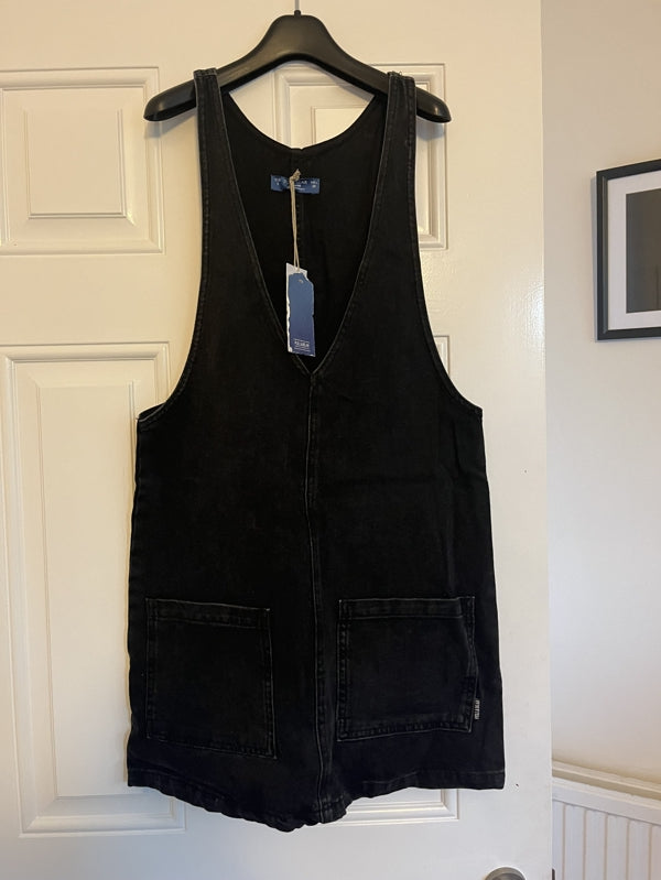 Preloved Denim Dungaree Dress