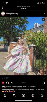 Preloved The Olive in Happy Flowers