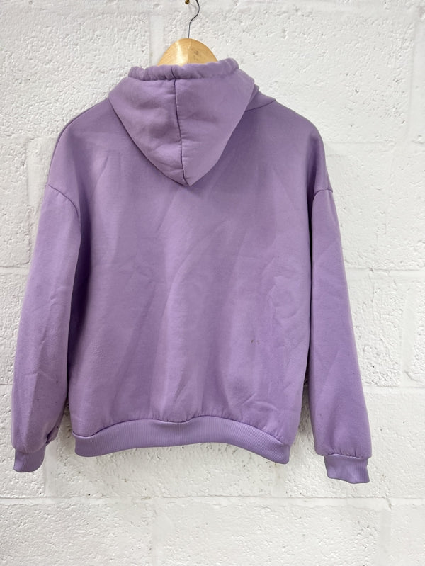 Preloved Lavendar Scrappy Doo Print Hoodie in size 12