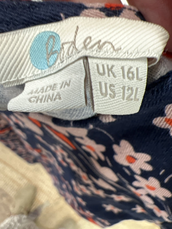 Preloved Boden Fitted stretch floral dress