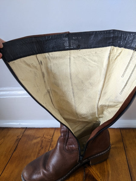 Preloved Leather Wolky long boots