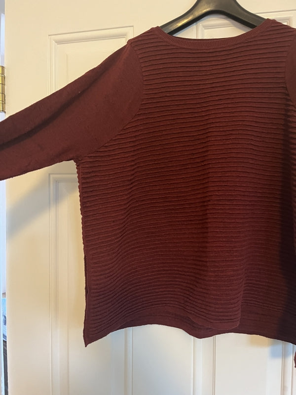Preloved Stripe Textured Jumper
