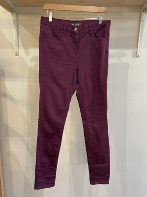 Preloved Purple Skinny Jeans UK 12
