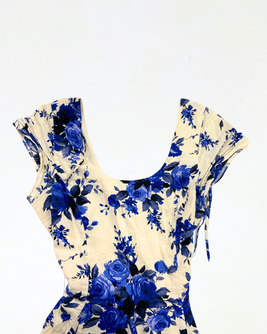 second hand Eucalyptus Vintage-Inspired Eucalyptus Floral Midi Dress 12 OWNI