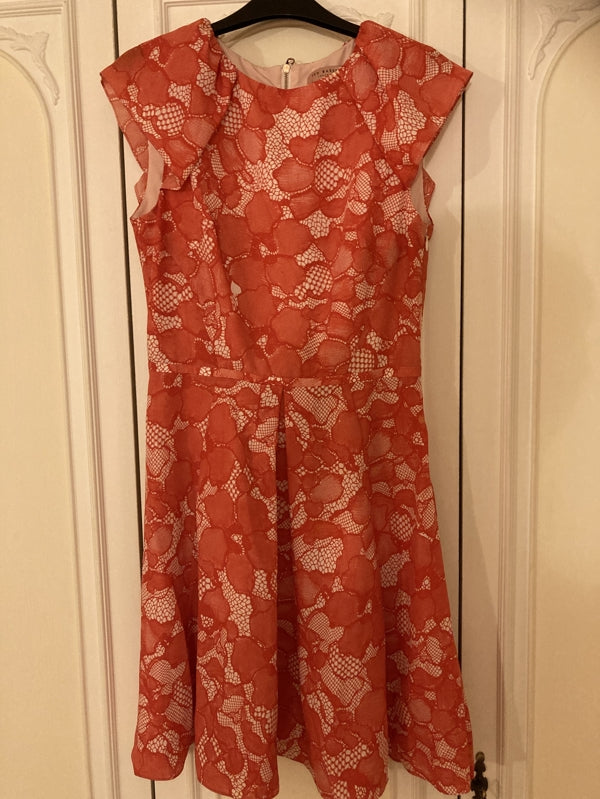 Preloved Beautiful orange Ted Baker dress