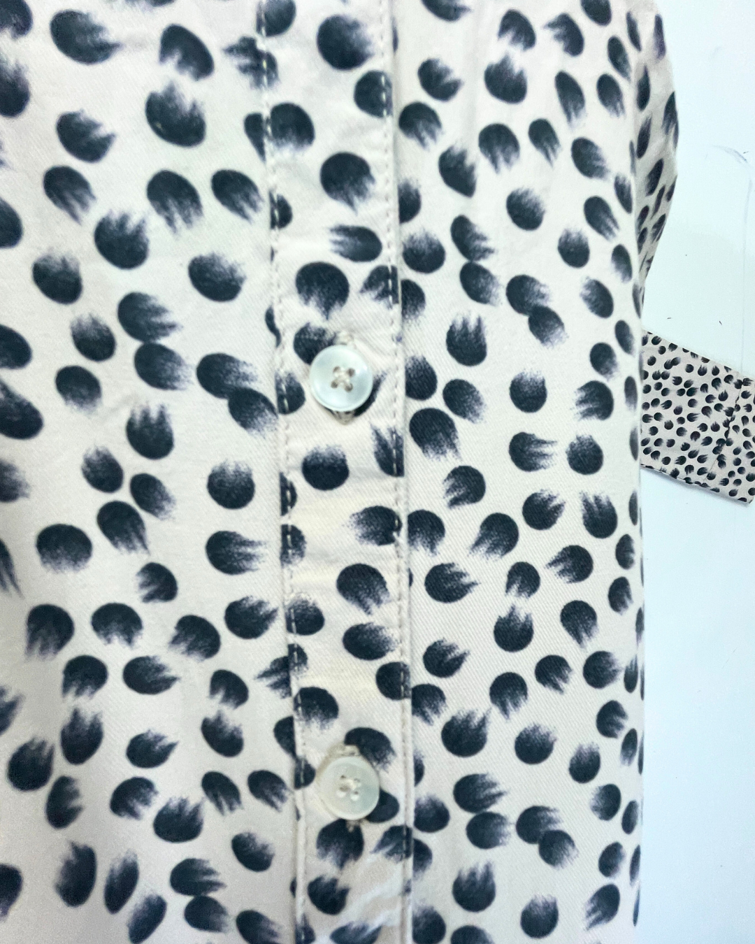 second hand Thought Beige Patterned Shirt in Size XS 10 OWNI