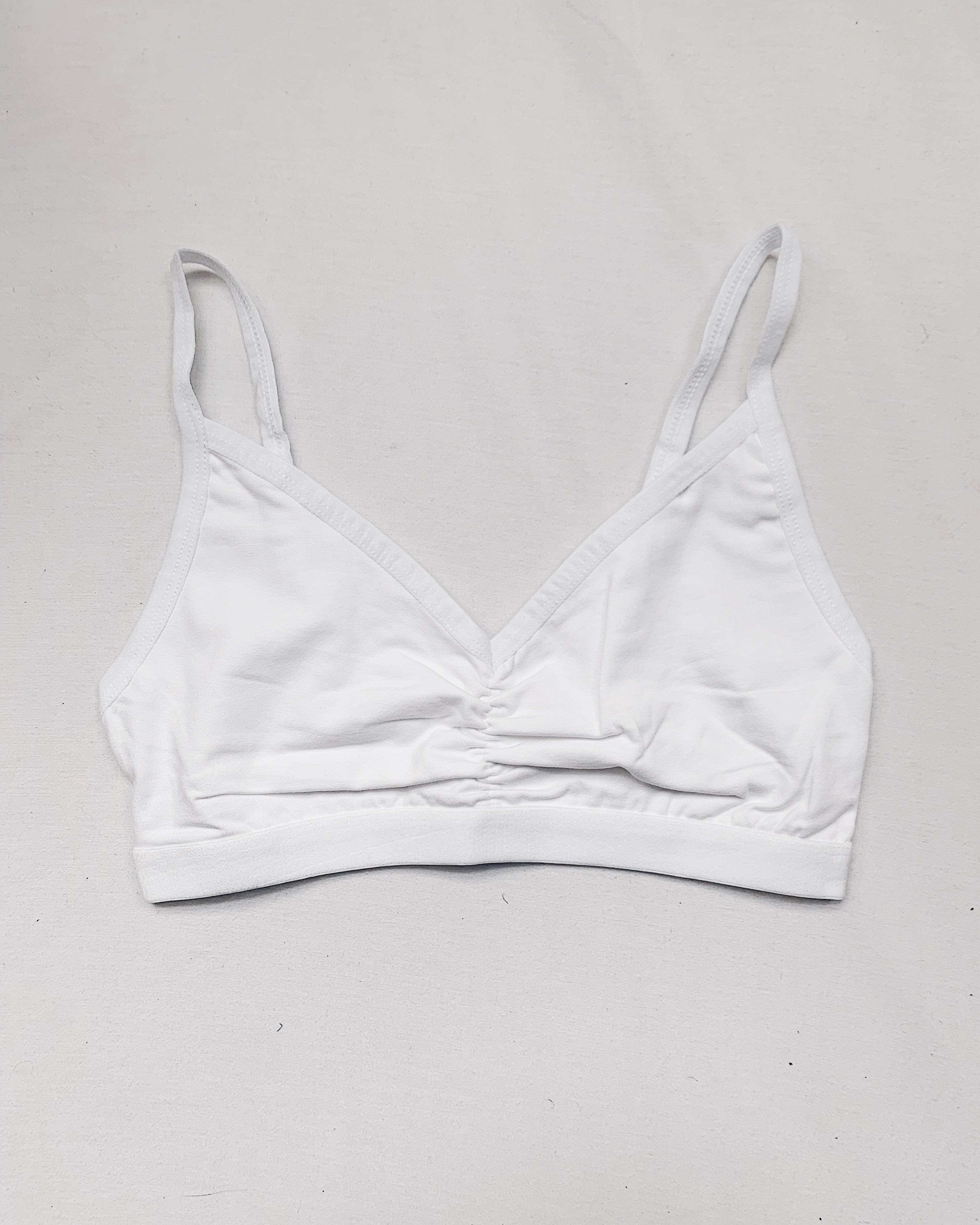 Preloved White Soft Bra Top