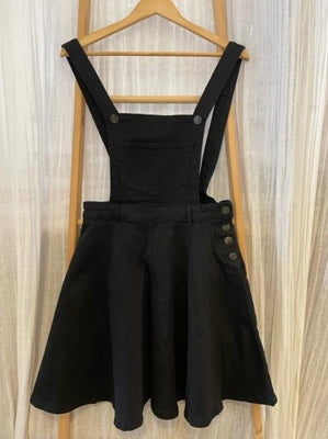 Preloved Black pinafore dress new with tags