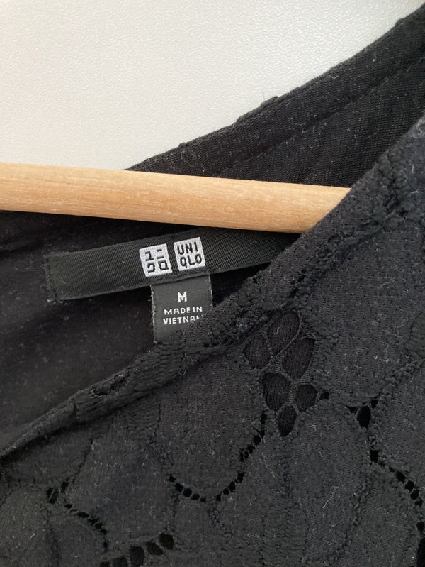 Preloved Black Uniqlo Jumpsuit