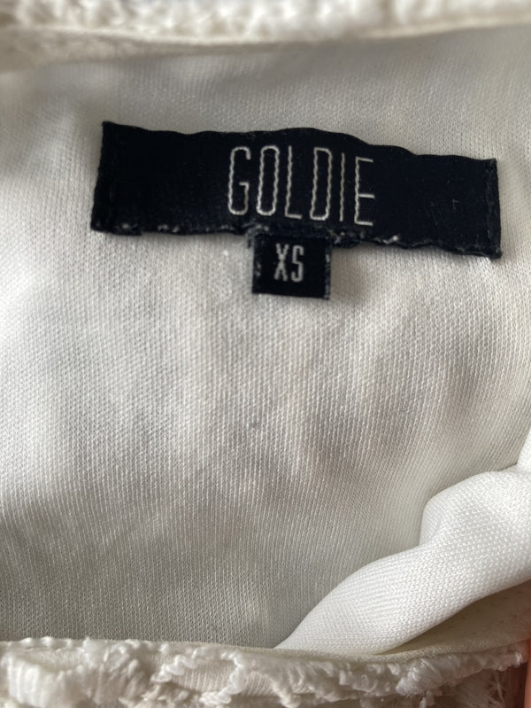 Preloved White cropped top