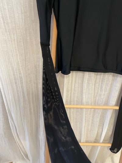 Preloved High Neck Long sleeve Black top