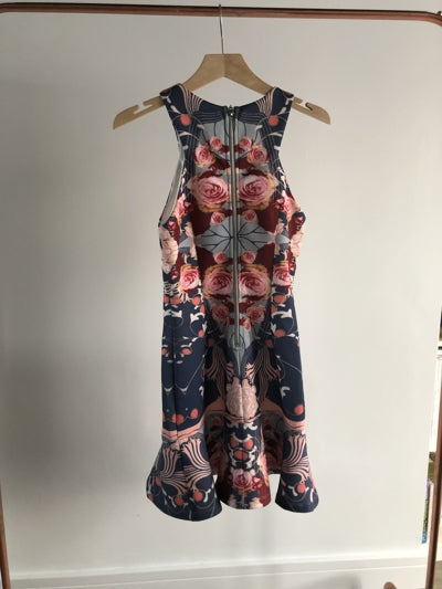 Preloved Printed scuba dress