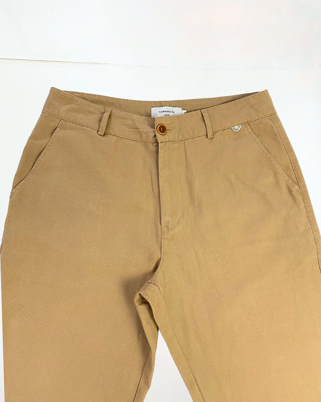 Thinking Mu Camel Hemp Trousers Size M
