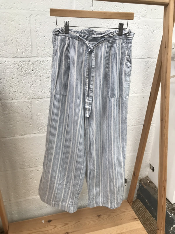 Preloved Stripey Hemp Trousers