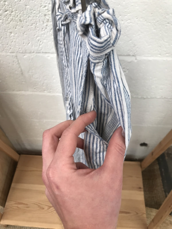 Preloved Stripey Hemp Trousers