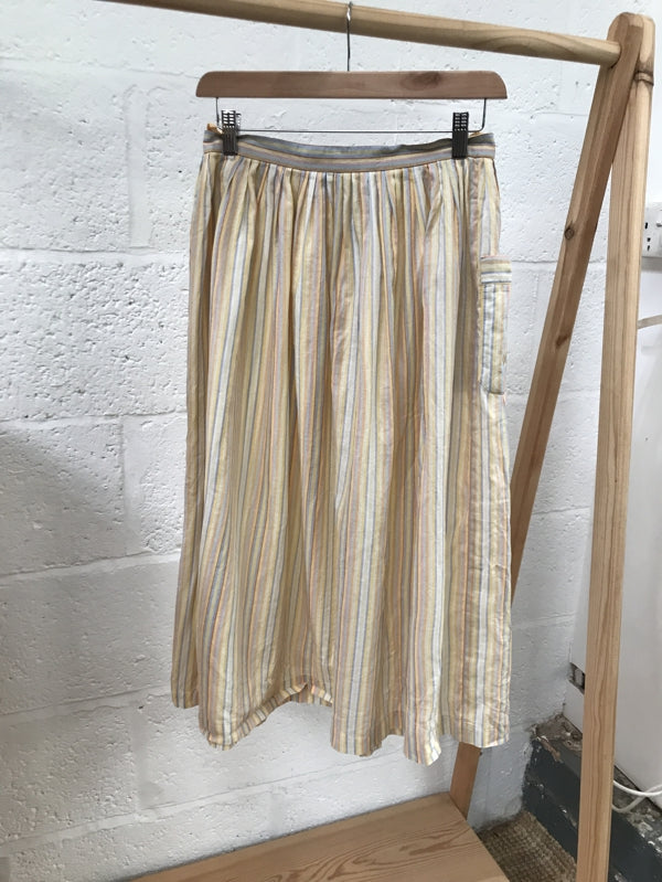 Preloved Pinstripe Skirt