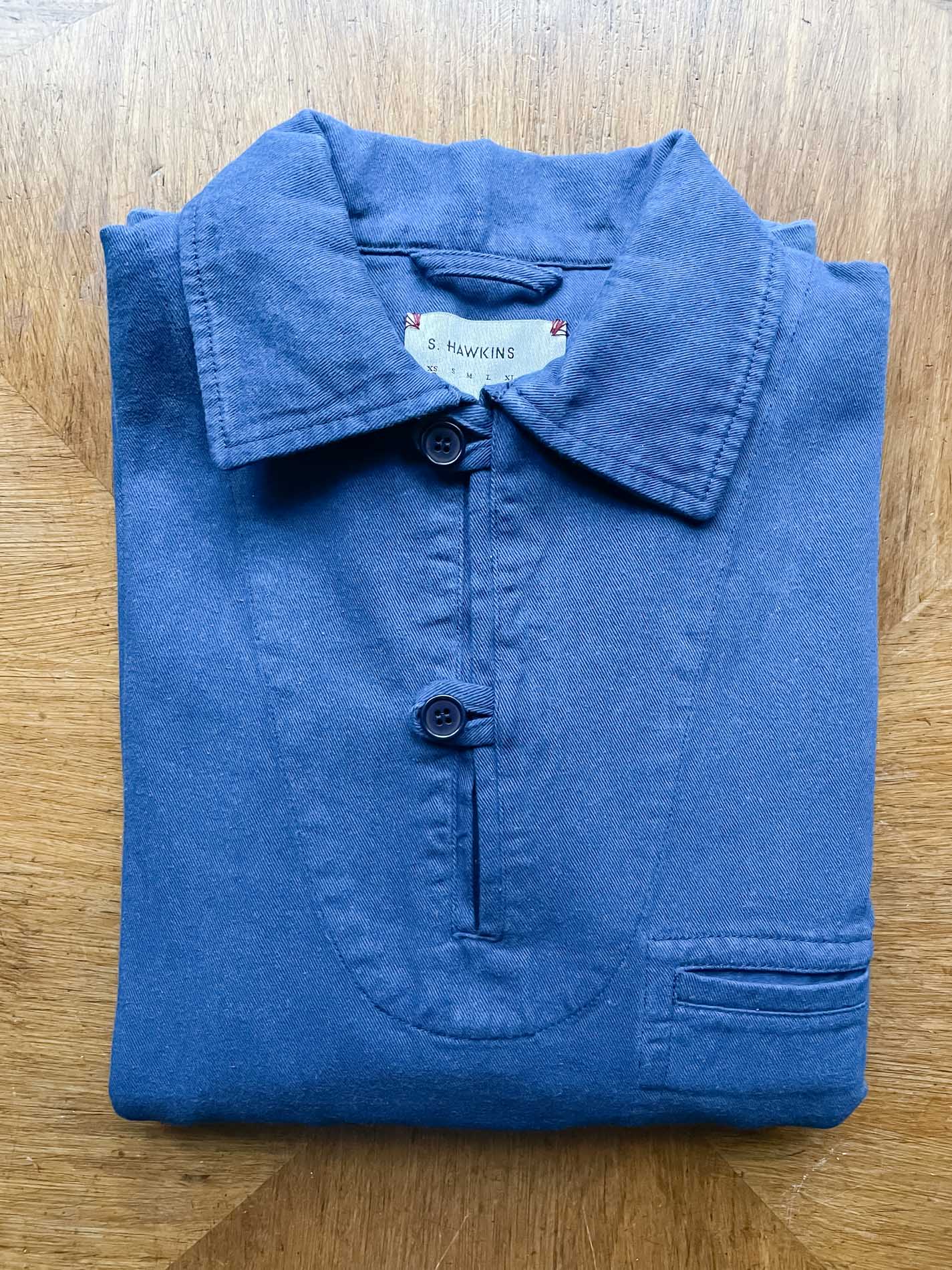 Preloved Anton Smock - Pure Indigo Size XS