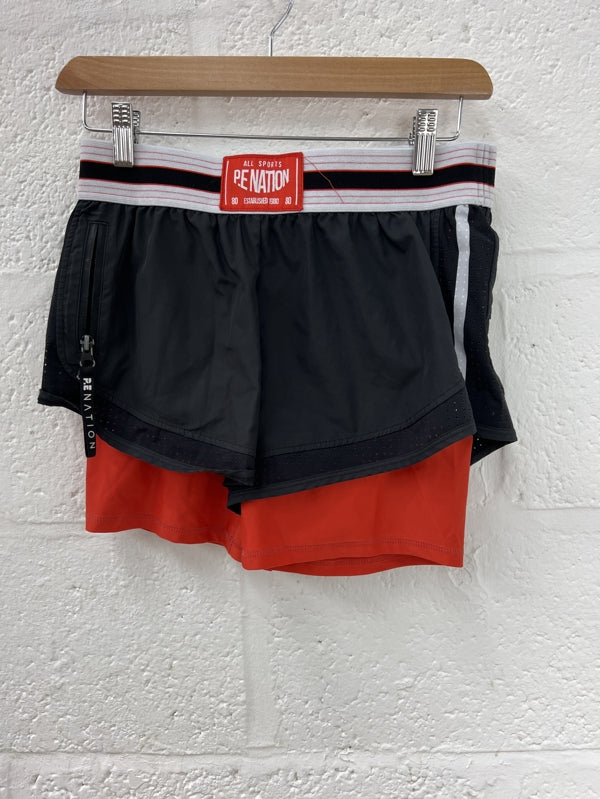 Preloved PE Nation Black enduro shorts