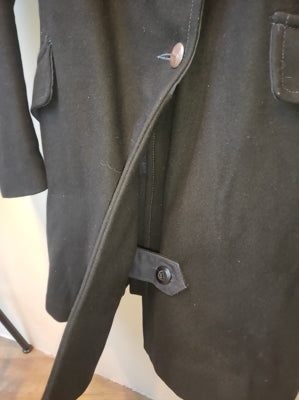Preloved Navy Wool Double Breasted Peacoat