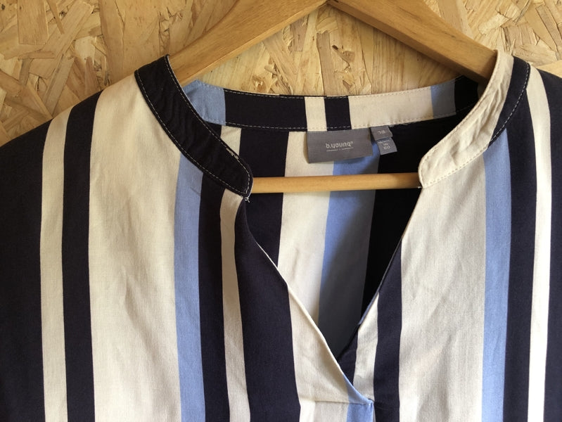 Preloved Striped Blue Top