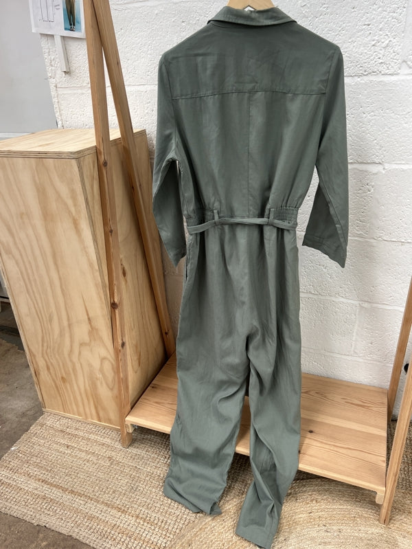 Preloved Thought Belted fitted jumpsuit