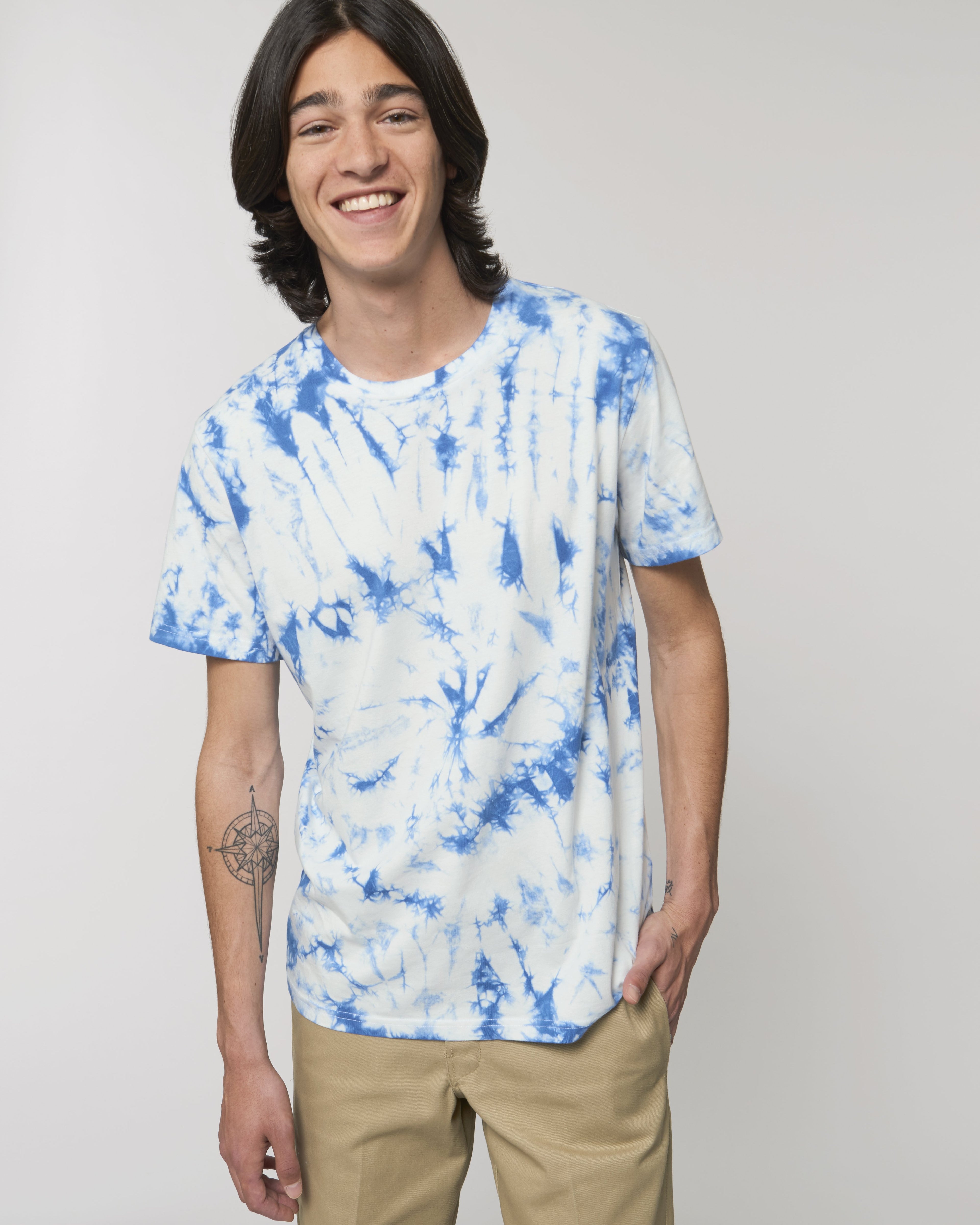 Preloved Blue Tie Dye Tee