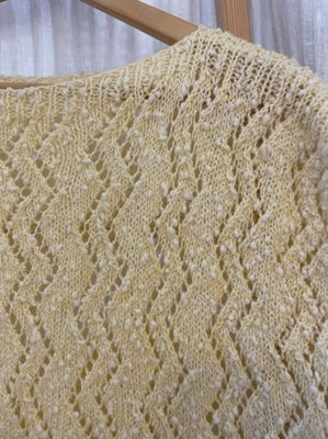 Preloved Hand knitted vest
