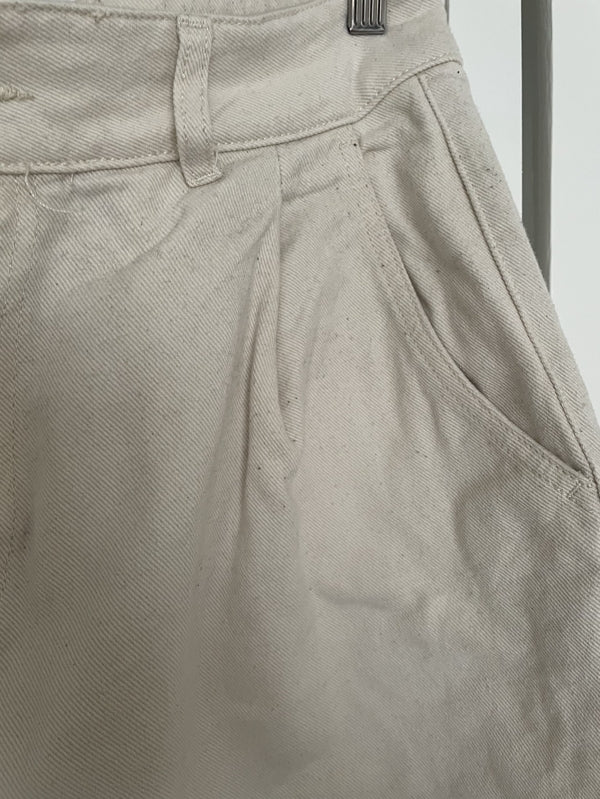 Preloved Alexis Tapered Trousers In Natural