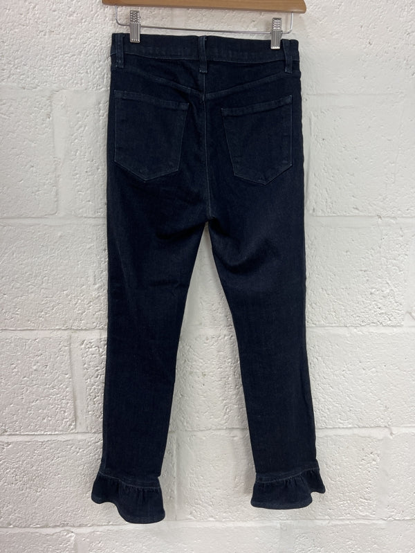 Preloved J Brand Ruffle hem indigo jean