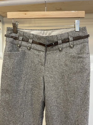 Preloved Smart Grey Trousers with Belt