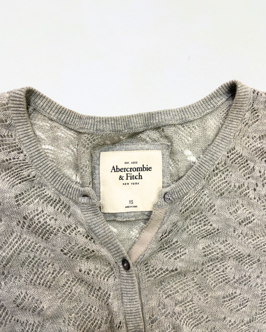 Abercrombie and Fitch Grey Cardigan