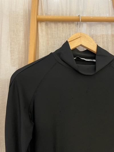 Preloved High Neck Long sleeve Black top