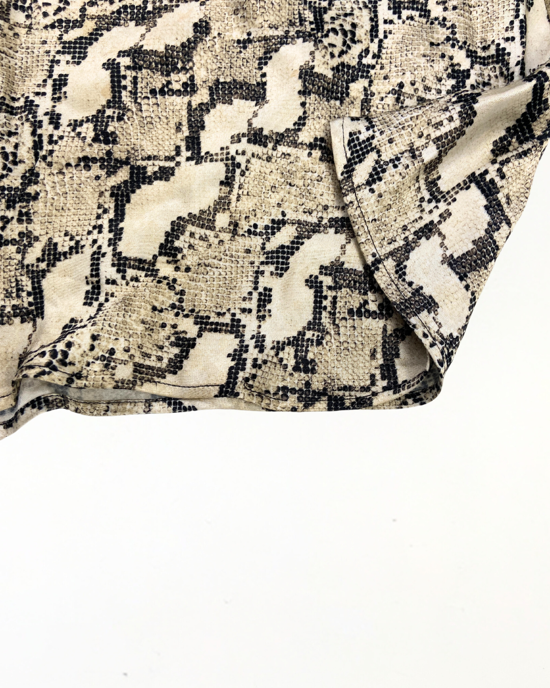 H&M Snake Print Slip Skirt Size 10