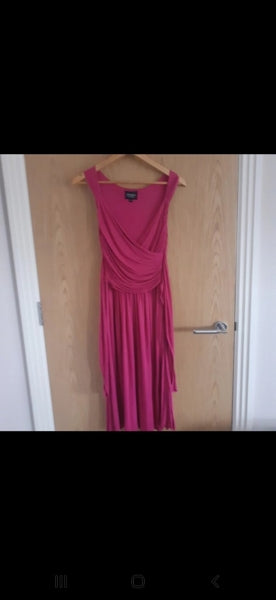 Preloved Hobbs Wrap Effect Sleeveless Dress