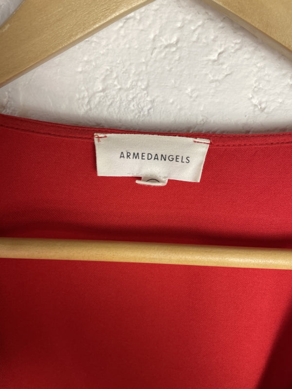 Preloved Red Long Sleeve Dress