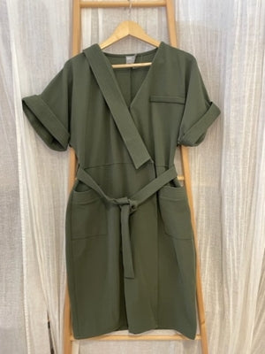Preloved Military Style Green top