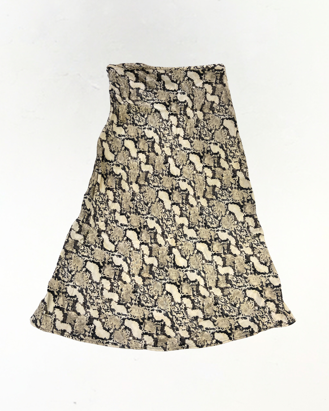 H&M Snake Print Slip Skirt Size 10