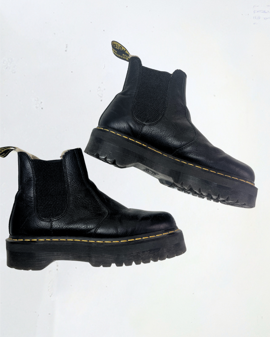 second hand Dr. Martens Dr. Martens Faux Fur Lined Boots in Size UK9 80 OWNI
