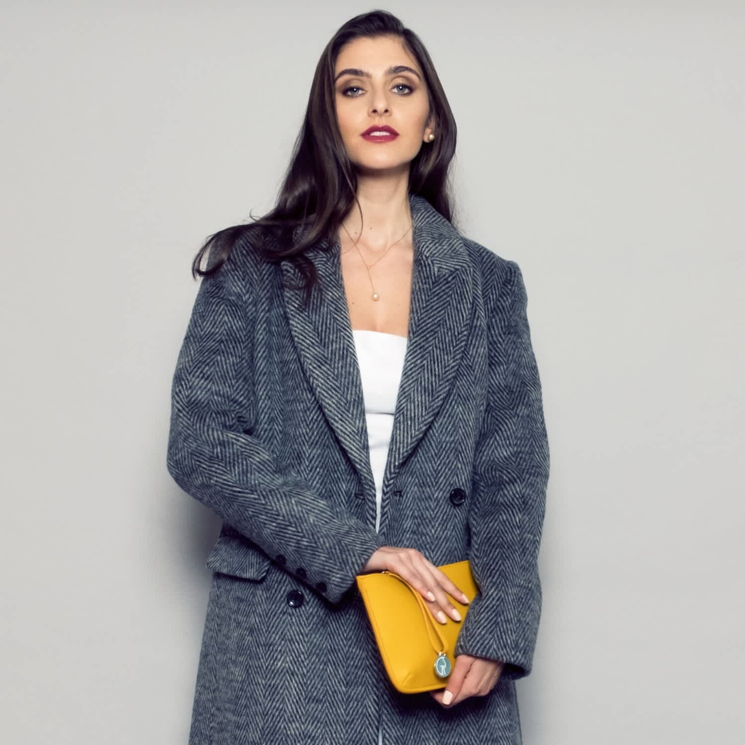Preloved Multi-Function Vegan Leather Clutch | Mustard