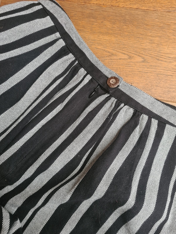 Preloved Striped People Tree Handwoven Cotton Skirt