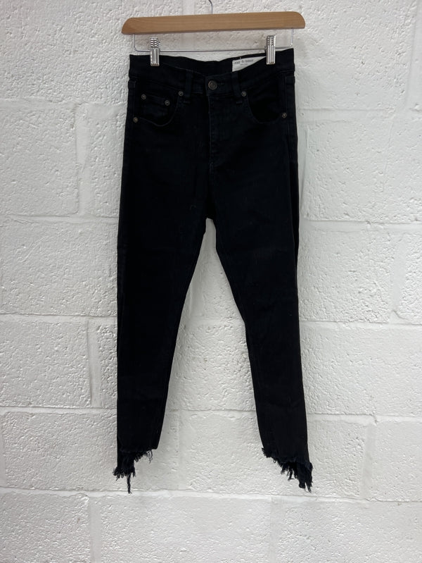 Preloved Rag and Bine NY Hampton skinny jean black