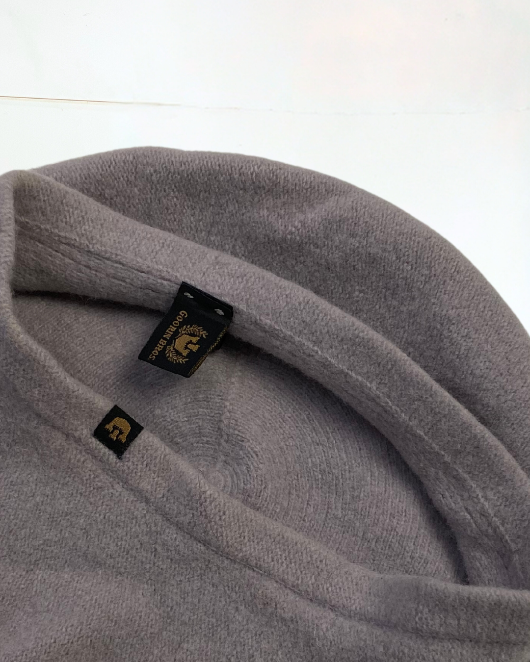 Goorin Bros Grey Wool Beret One Size
