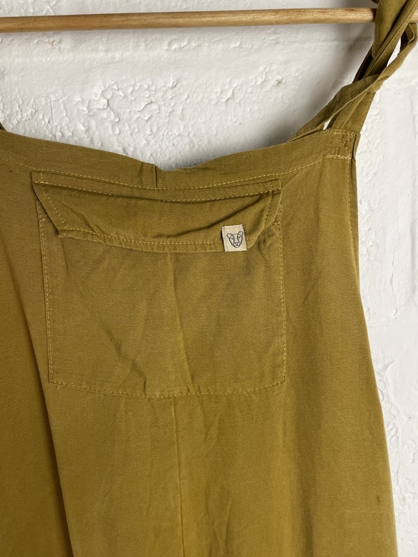 Preloved Mustard Lightweight Dungarees