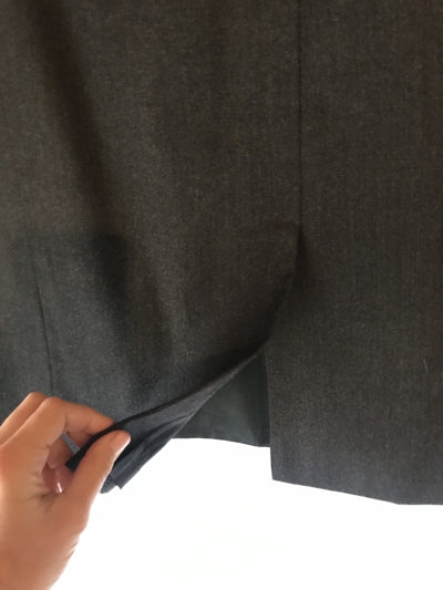 Preloved Wool Pencil Skirt