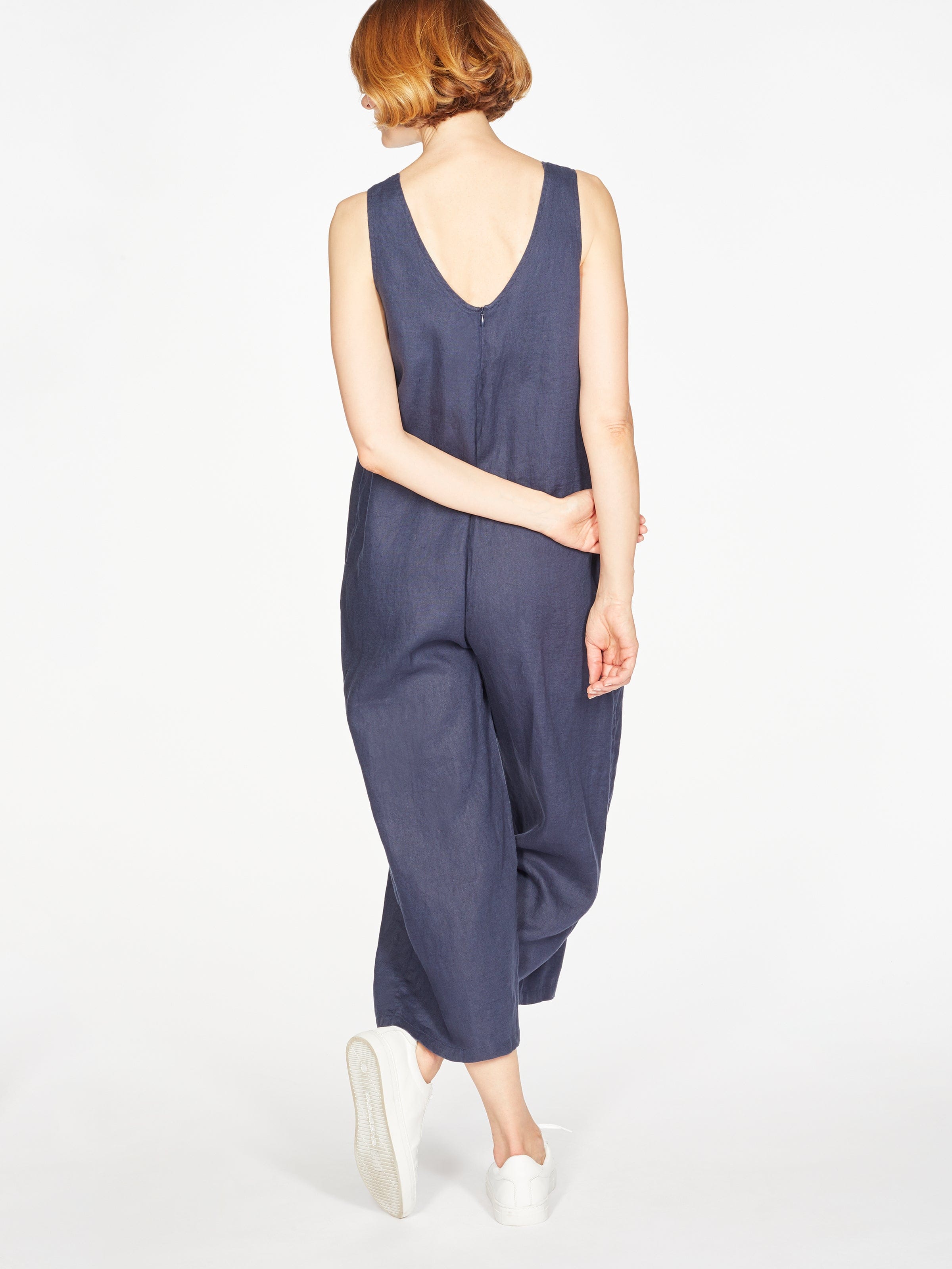 Preloved Erin Jumpsuit in Navy